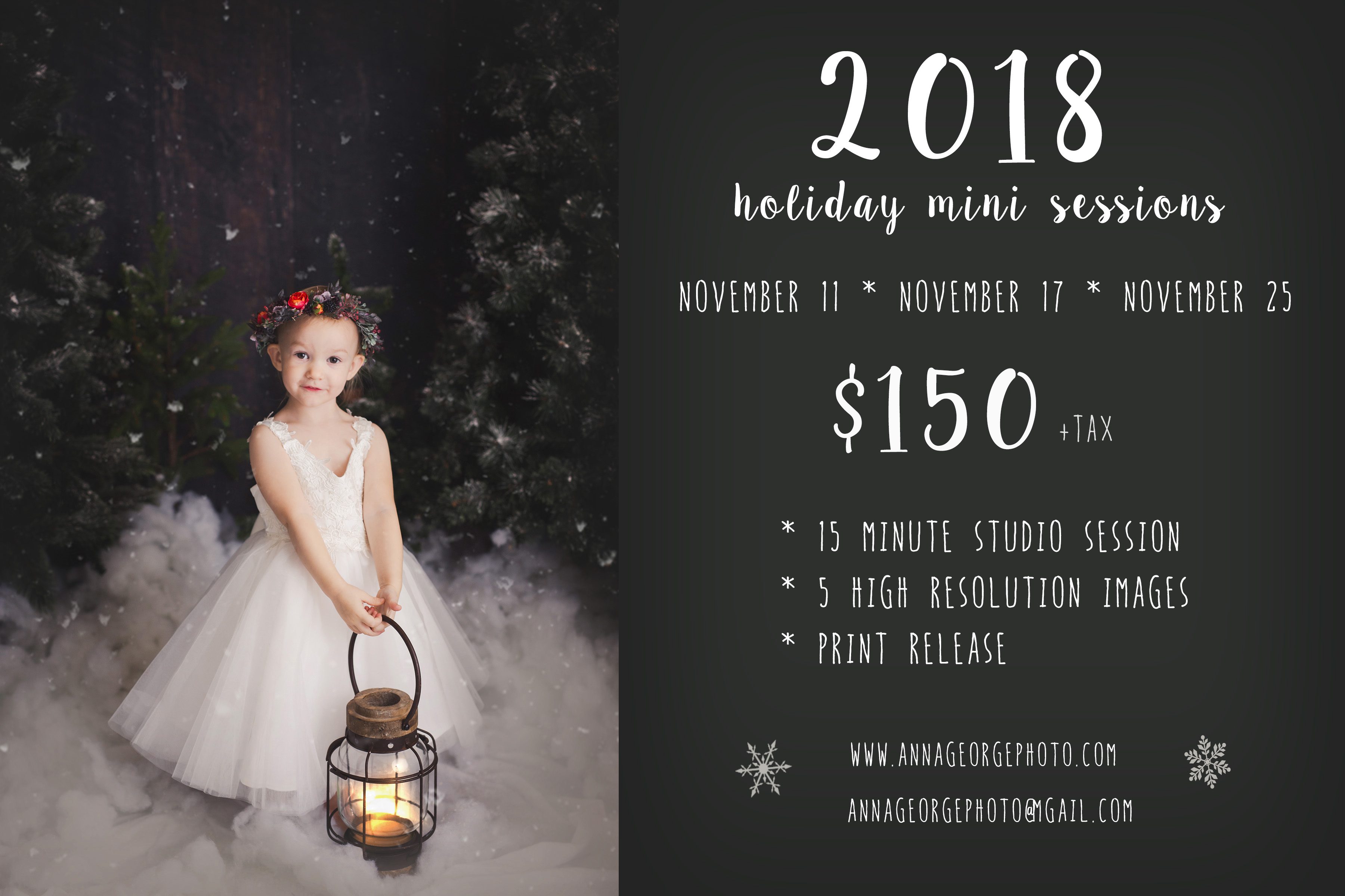 Anna George Photography - www.annageorgephoto.com - 2018 christmas mini sessions